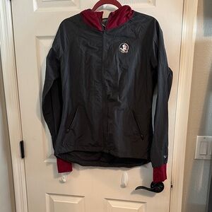Colosseum Red and Black Athletic Jacket